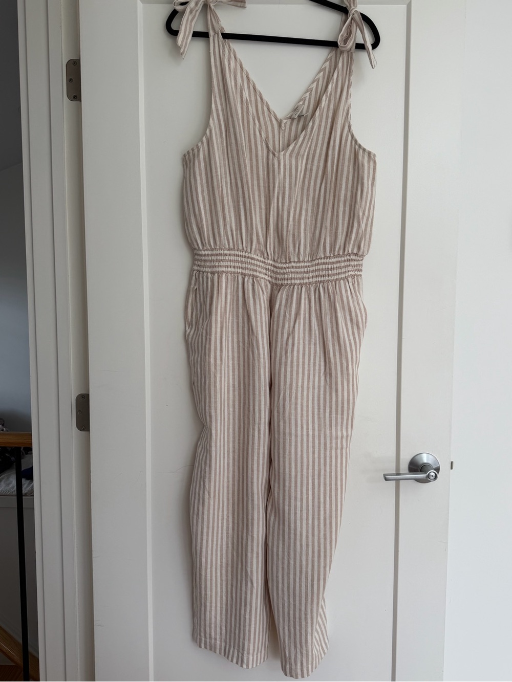 a new day Linen-Blend Women’s jumpsuits, Women’s Size Large - Picture 3 of 11